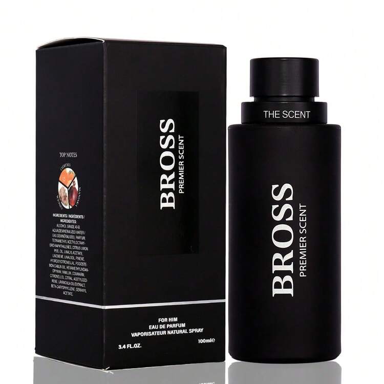 Bross Premier Scent Eau De Parfum for Men 3.4 oz by United Scents