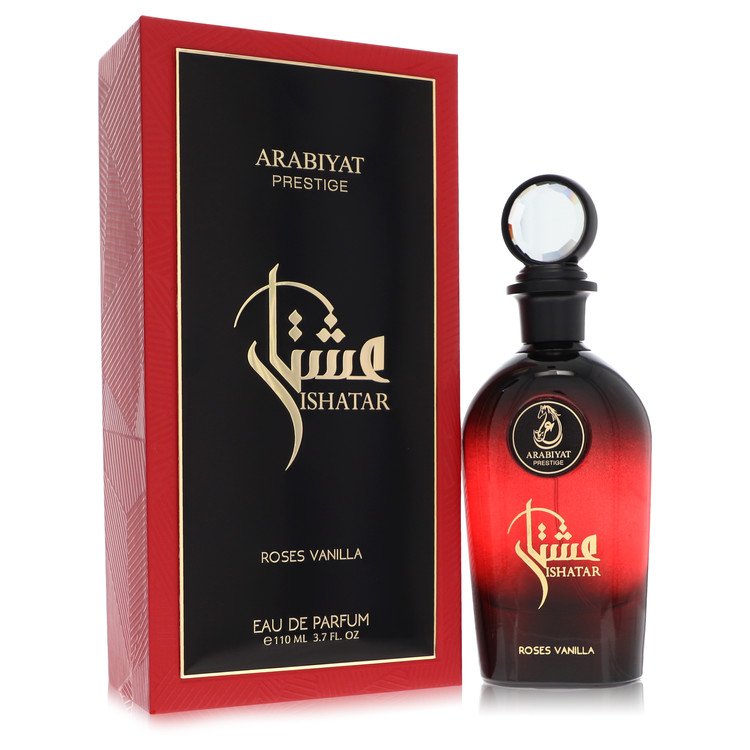 Ishatar Roses Vanilla for Men and Women (Unisex) Eau de Parfum, 3.4 oz by Arabiyat Prestige