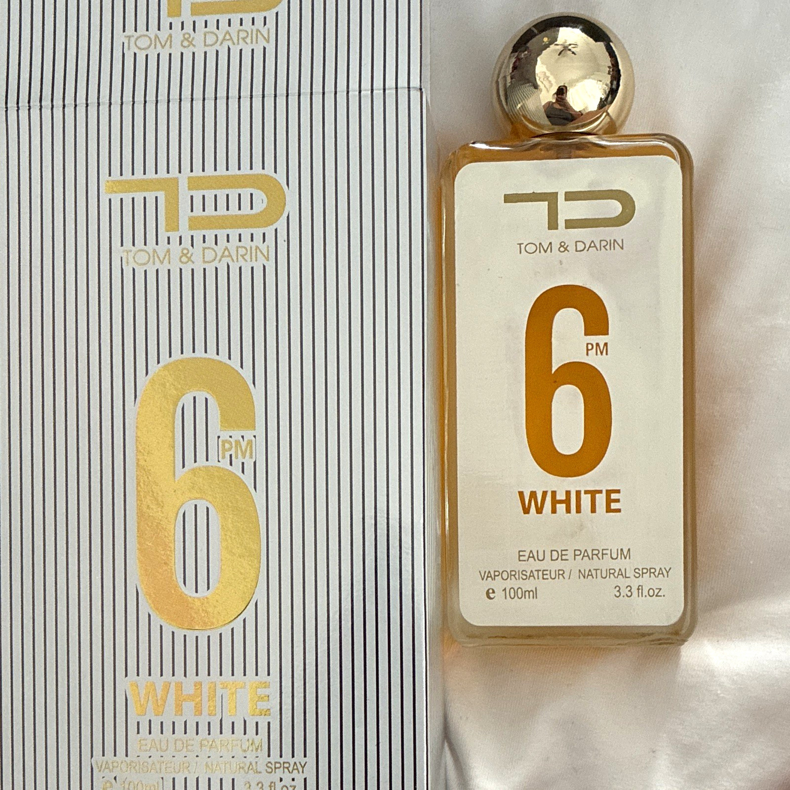 6 PM White Eau de Parfum 3.3 oz by Tom & Darin