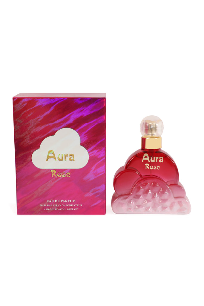 Aura Rose Eau de Parfum Spray 100mL / 3.4 fl oz Regular Size by EBC Collection