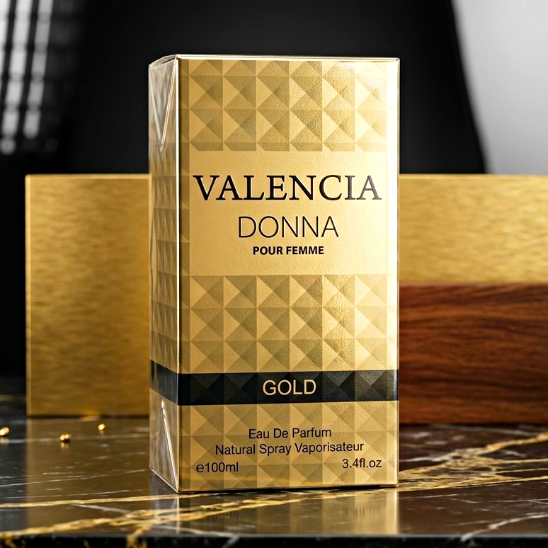 Valencia Donna Pour Femme Gold EDP Spray 3.4 fl oz by URBAN COLLECTION
