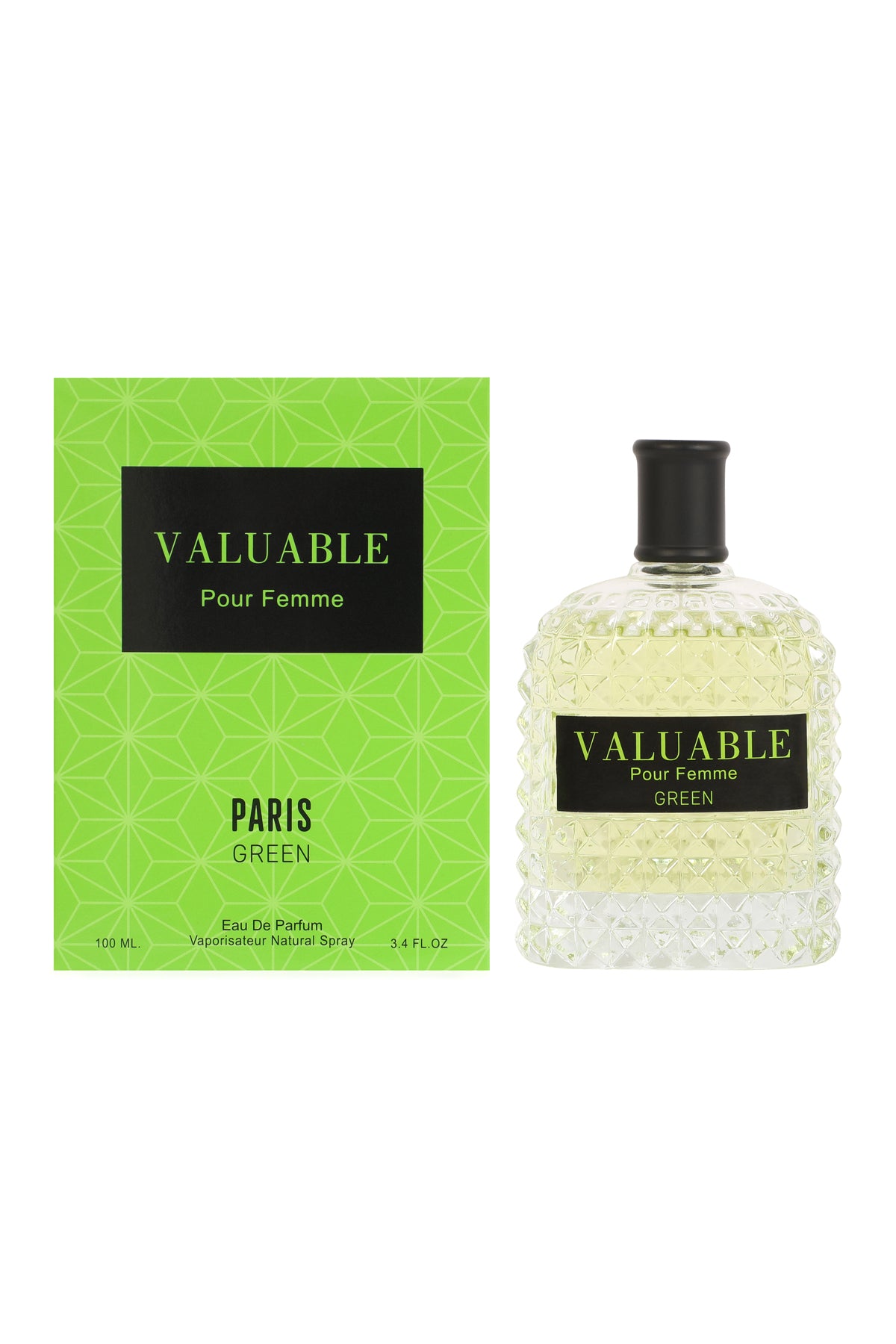 Valuable Pour Femme Paris Green Eau De Parfum by Secret Plus